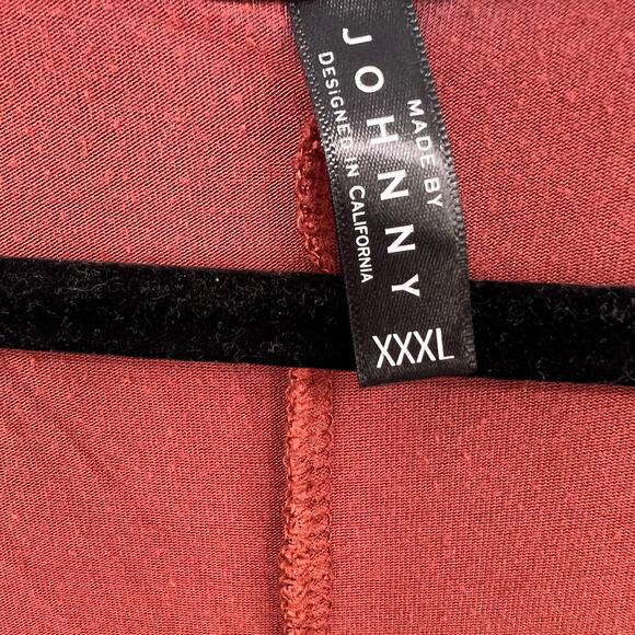 Burnt Orange Bat Wing Shirt - Made by Johnny - XXXL - Picture 4 of 6